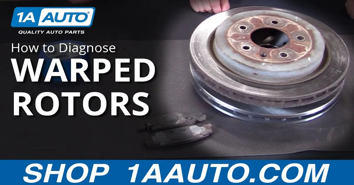 warped rotor noise while driving
